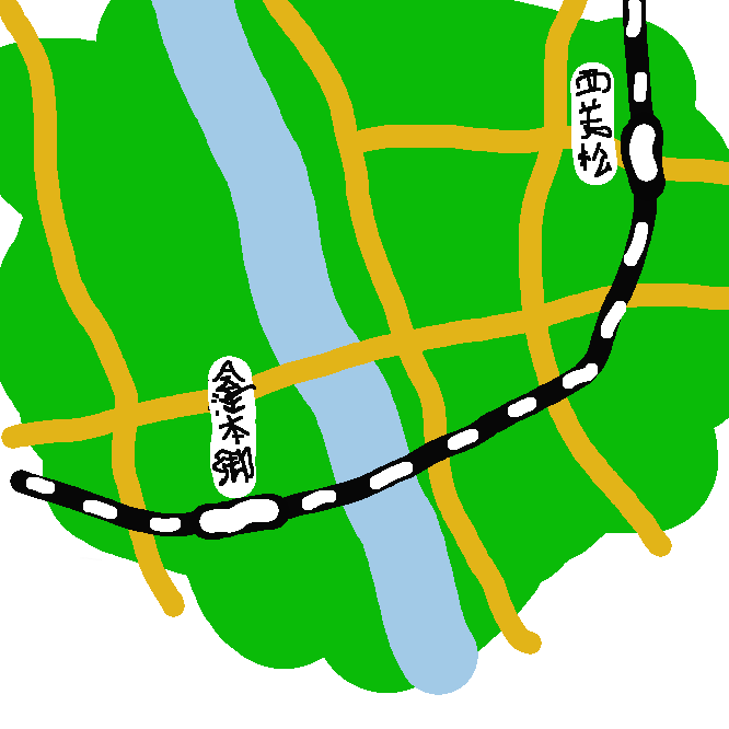 【会津本郷駅】福島県会津若松市北会津町上米塚（かみよねづか）にある、東日本旅客鉄道（JR東日本）只見線の駅である。