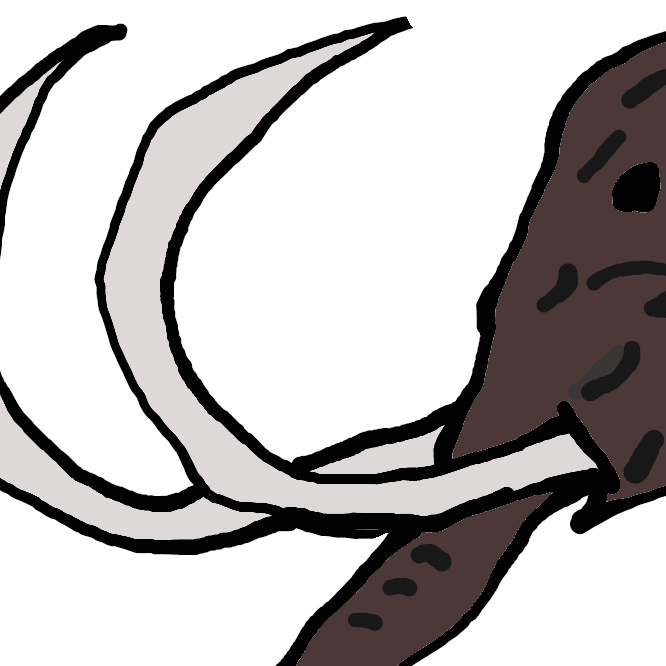 新生代第四紀の更新世後期に生息し、最終氷期に絶滅した象。ユーラシア大陸北部からアラスカ・カナダ東部にかけて化石が出土。インドゾウに近縁で、体高約3.5メートル、全身が30～40センチの長い剛毛で覆われ、皮下脂肪が厚く、長く湾曲した牙をもつ。北海道では歯の化石が発見されており、シベリアからは凍結死体が発掘された。