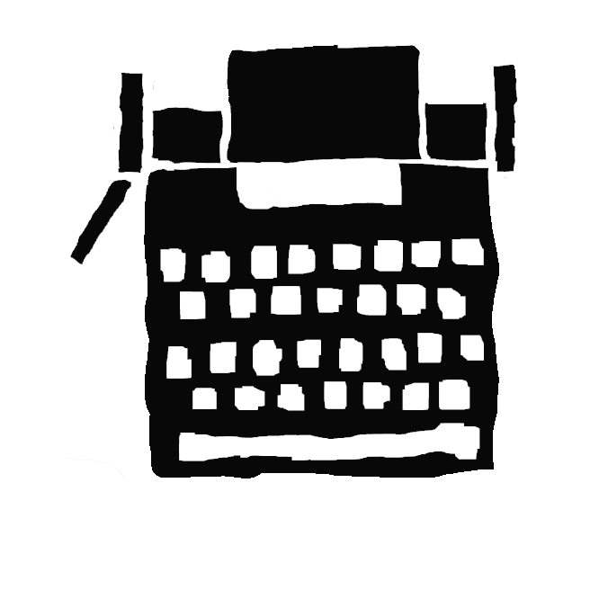 【タイプライター:typewriter】指で鍵盤(けんばん)をたたいて、文字や記号を紙面に印字する機械。筆記業務の高速化、各種原稿の清書といった目的で使用され、カーボン紙を挟んで複数枚の紙に同時に印字することで文書の複写もできたことから、会社での事務や個人の文章作成など 幅広く使われた。