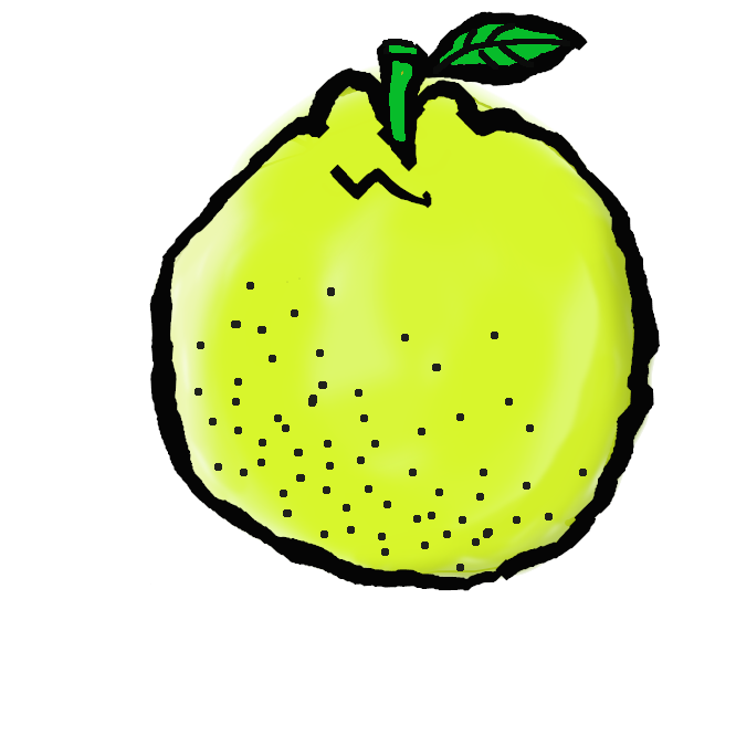 【柚子】ミカン科の常緑低木。また、その果実。枝にとげがあり、葉は長卵形で、柄に翼がある。初夏、白い5弁花が咲き、黄色い扁球形の実を結ぶ。果皮は香気があり、調味料として用いる。中国の原産。