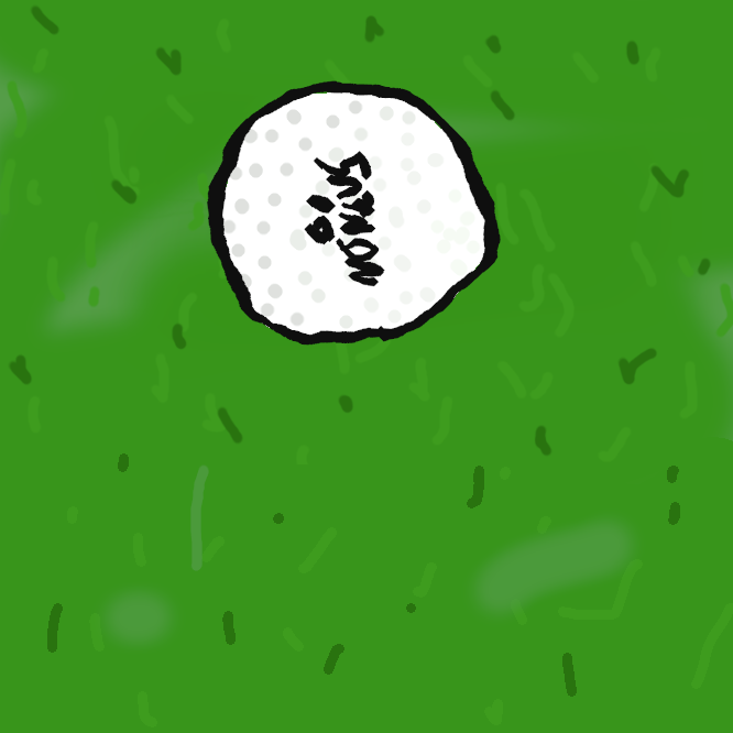 ゴルフのゲームで使用するために設計された特別なボールです。ゴルフ規則では、ゴルフボールの質量は1.620オンス以下、直径は1.680インチ以上で、指定された速度、距離、対称性の制限内で機能します。