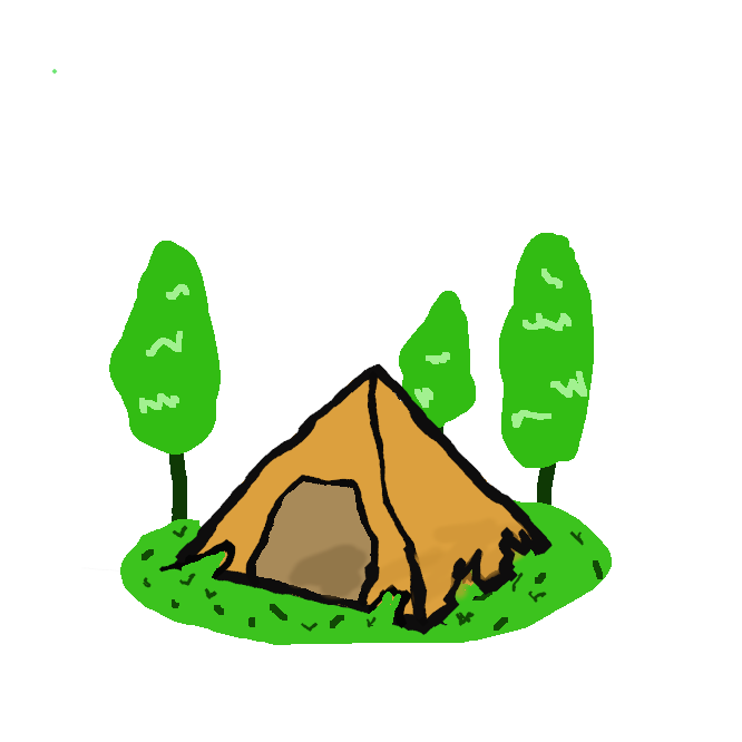 支柱および布製の覆いを組み立ててつくった簡易な家屋。野営のときに用いる小型のもの、サーカスや芝居の掛け小屋として用いる大型のものなどいろいろある。