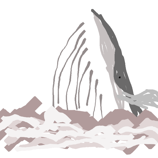 【鯨】哺乳類のクジラ目、あるいは鯨偶蹄目の鯨凹歯類に属する水生動物の総称であり、その形態からハクジラとヒゲクジラに大別される。