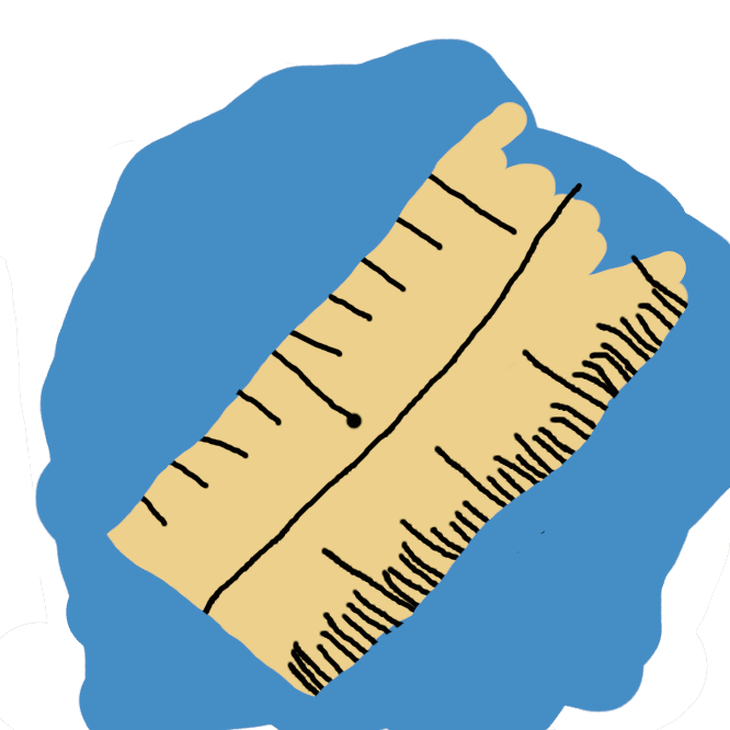 長さを測る物差しのひとつで、単位に尺貫法を用いたのもです。 古くは、鯨のひげで作られていたことからこの名があります。 和服の世界では、寸法を測るとき、表すときに、現在も用いられています。
