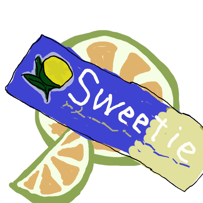 2006年ごろまで販売されていた人気のフルーツフレーバーのガム。噛んだ瞬間から、グレープフルーツとポメロ（文旦の一種）を掛け合わせた、米カリフォルニア州原産のフルーツ・スウィーティの香りが口いっぱいに広がる。